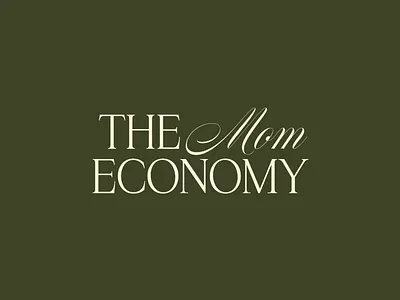 The Mom Economy Branding brand identity branding graphic design logo mom old money vintage women