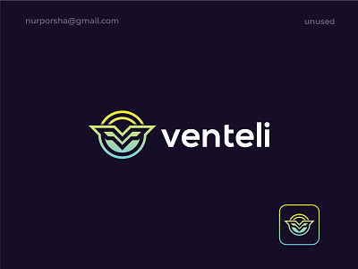 Venteli brand logo, V letter modern logo branding design gaming gaming logo icon letter v logo logo logo design logos logotype open ai saas technology typography v icon v logo