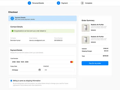 Credit Card Checkout checkout credit card dailyui ui uiux design