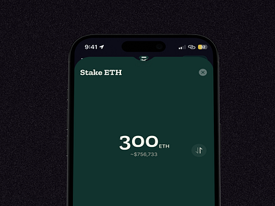 Liquid staking modal