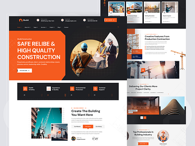 Zbuild-Construction Architectural Landing Page Website architecture buikding business company construction constuctor coporate corporate engineering industry plumber pninter portfolio renovation responsive