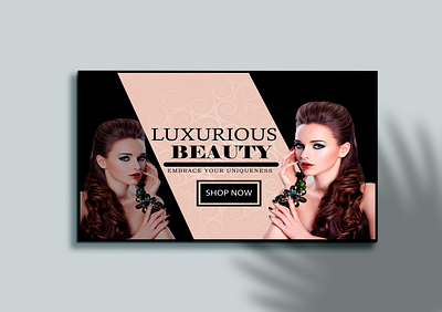 Wall banner design african beauty banner banner design branding cosmetic banner cosmetics flyer design graphic design logo luxurious beauty poster design sale offer banner sinage design wall banner