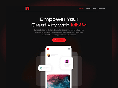 Multimedia Marvels Builder - Concept app design figma product designer ui uiux uix ux web web design website