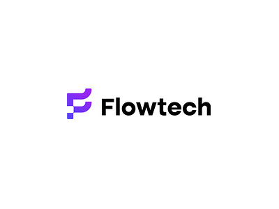 flowtech, logo design, branding branding design f letter logo f logo flow flowtech icon logo logo design minimalist tech technology logo vector