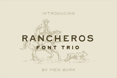 Rancheros - Western Font Trio coffee coffee font cowboy cowboy font cowgirl cowgirl font mezcal mezcal font ranch ranch font rancheros rancheros font tequila tequila font west west font western western font wild wild font