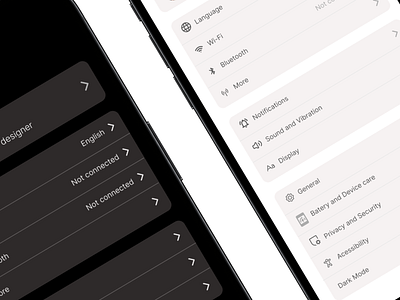 Settings black dailyui design dribble settings ui white