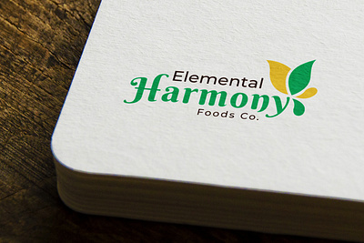 Elemental Harmony Foods Co. Logo 🎨 animation brand design custom logo custom logo design custom typography designer graphic design identity designer logo designer logo mark ui design ui ux visual identity