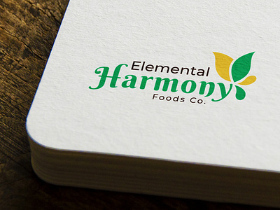 Elemental Harmony Foods Co. Logo 🎨 animation brand design custom logo custom logo design custom typography designer graphic design identity designer logo designer logo mark ui design ui ux visual identity