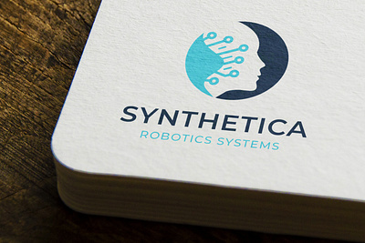 Synthetica Robotics Systems Logo Design animation brand design custom logo custom logo design custom typography designer identity designer logo designer logo mark modern logo product design product designer ui design ui ux visual identity