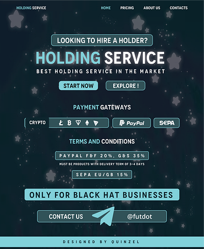 Holding Service Thread Design graphic design ui