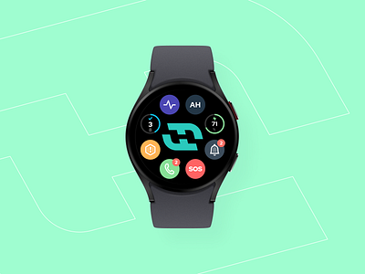 Smartwatch android app clock industry interface process smartwatch watch