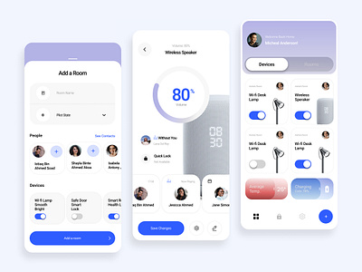 Speaker App UI Design app design figma ui ux