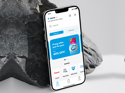 Online Milk Ordering Platform UI Design app design app designers behance branding daily ux design design ui designers dribbble figma illustration milk delivery milk delivery app milk delivery app ui mobile app design ui ui design uiux