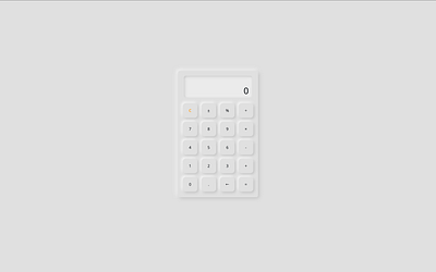 Daily UI - Challenge #004 - Calculator bootstrap css dailyui design html ui