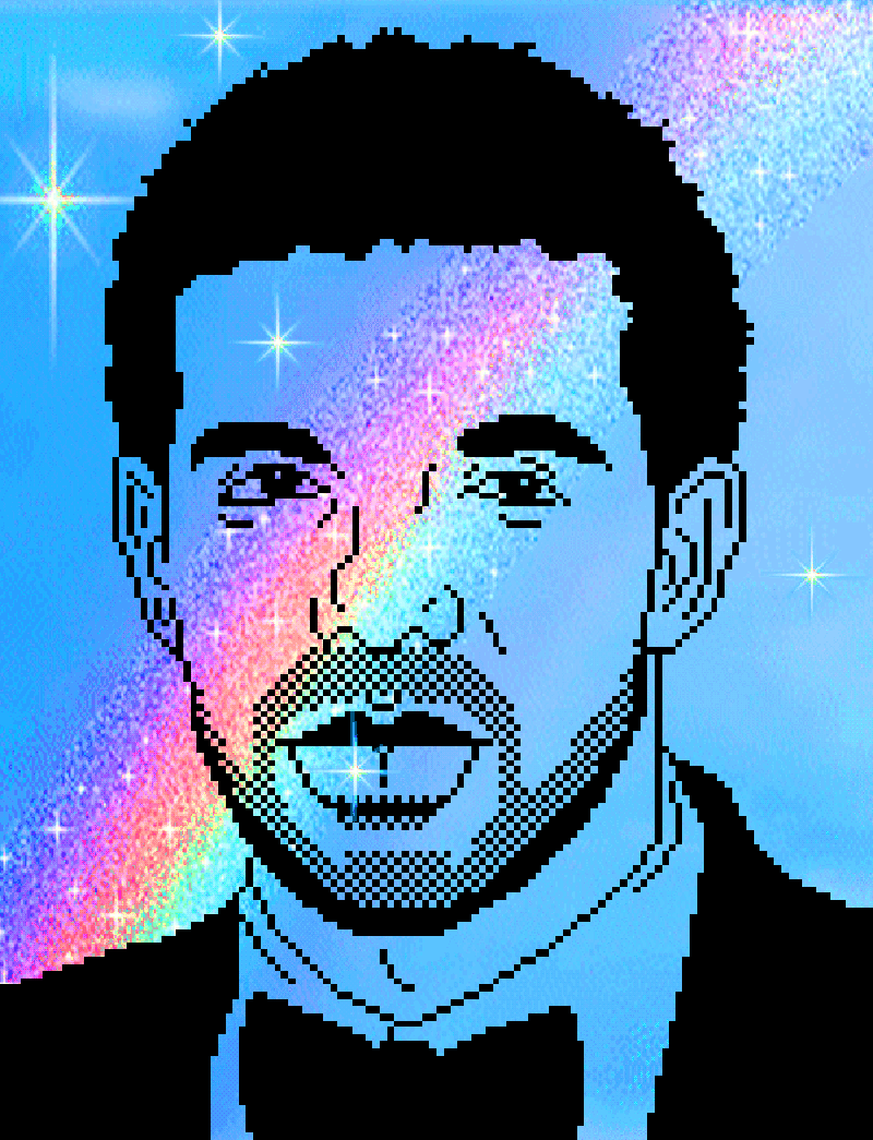 Drake - Sparkling 8bit design digital drake hiphop illustration pixel pixel art pixel illustration pixel portrait portriat rapper sparkle