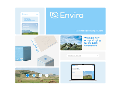 Enviro - website design branding ui