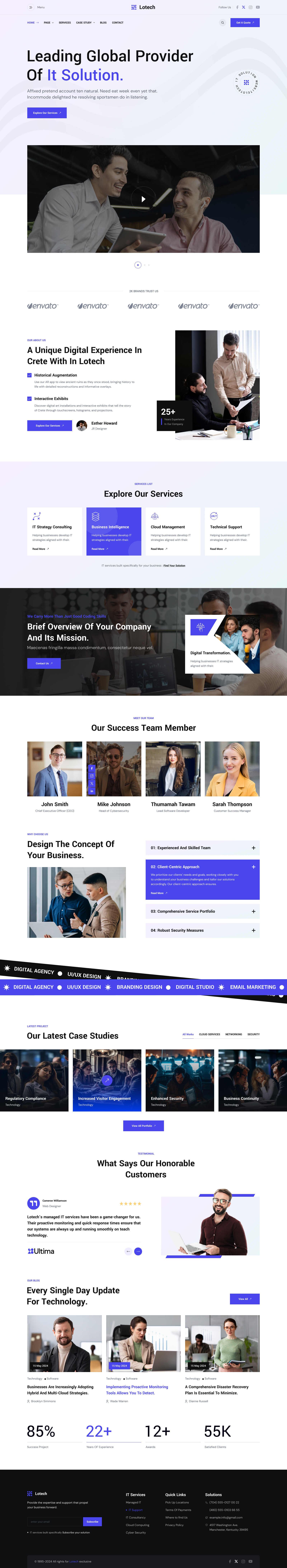 Figma template website ui