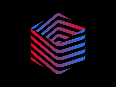 Box, illusion - Logo design, branding, illustration 3d logo abstract logo box logo branding icon illusion illusion logo illustration lettering logo logo design logotype minimalist logo modern logo monogram simple logo typography
