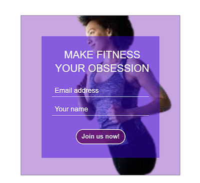 FITNESS FORM PAGE design email campaign email marketing exercise fitness list building