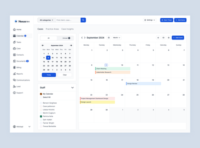 Law-Frim Management Software casemanagement clean ui clientmanagement dashboard documentmanagement lawfirmmanagement lawpractice legalbilling legalsoftware legaltech practicemanagement saas web app