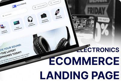 Electronics Ecommerce Website Homepage ecommerce ecommerce website figma homepage landing page ui ux website