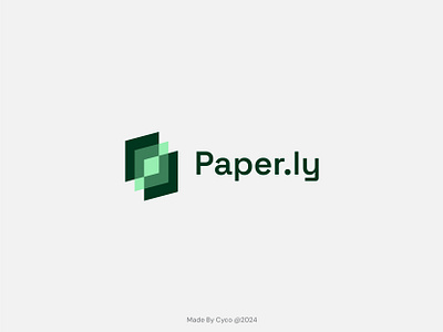 Logo Design 3d brand design logo minimal paper