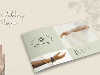 Be Wedding - Catalogue Design branding catalog catalog design catalogue catalogue design design flowers graphic design gray illustration logo logo design mockup paper people slides watch wedding