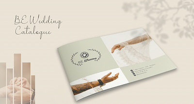 Be Wedding - Catalogue Design branding catalog catalog design catalogue catalogue design design flowers graphic design gray illustration logo logo design mockup paper people slides watch wedding