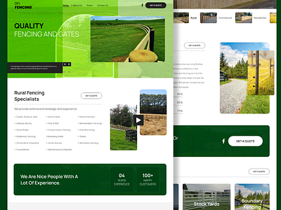 DFL Fencing boundary walls electric fencing farming and fencing fencing figma figma design horse area retaining walls web design website