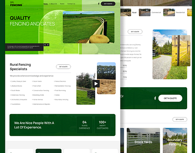 DFL Fencing boundary walls electric fencing farming and fencing fencing figma figma design horse area retaining walls web design website