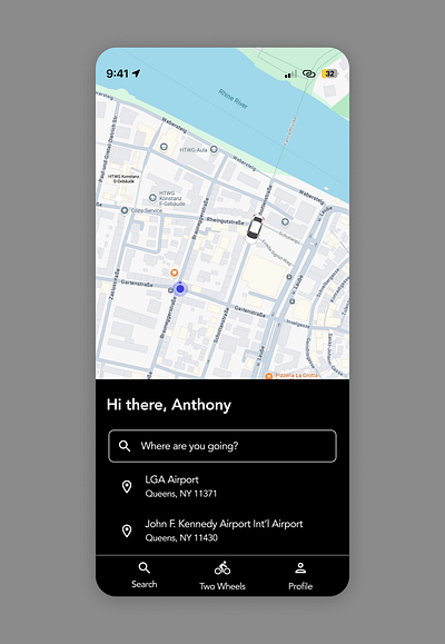 Map Ride Hauling dailyui