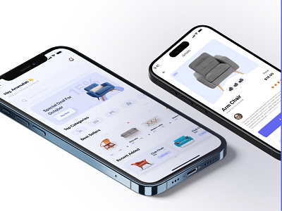 Furniture App Ui Design app appdesign furniture furnitureapp furniturevisual shopui ui uiapp uidesign uishop ux visual