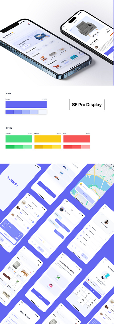 Furniture App Ui Design app appdesign furniture furnitureapp furniturevisual shopui ui uiapp uidesign uishop ux visual