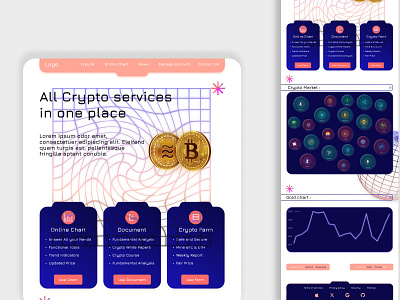 Crypto page design | Ui UX 3d bitcoin creative crypto dailyui dailyuichallenge design exchange graphic design graphicdesigner ui userexperience userinterface ux webpage website