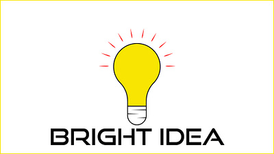 Bright Idea branding graphic design logo