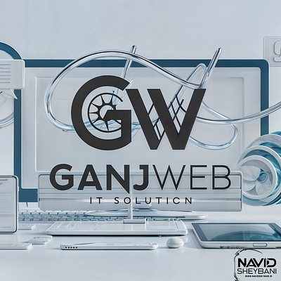 Ganjweb iT Solution 3D Splash Design - 8k 3d branding graphic design