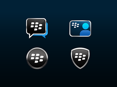 BlackBerry Revamp - Set 01 blackberry branding design icon illustration logo os smartphone ui