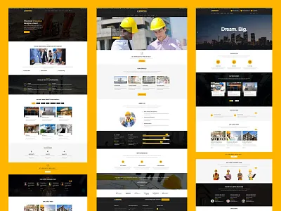 Constructionpro - Building & Renovation Company WordPress Theme construction constructionpro renovation webdesign wordpresstheme