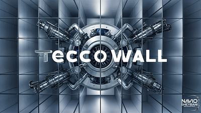 TECCO Wall Firewall 3D Design Splash Concept - 8k 3d branding graphic design motion graphics