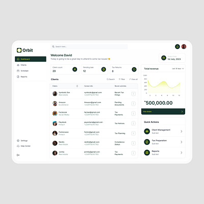 Tax Management Dashboard app dashboard design mobile app ui