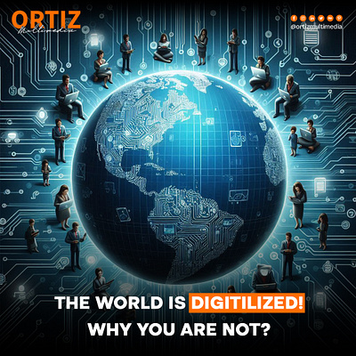 Let's get Digital with Ortiz Multimedia branding digitalmarketing graphic design illustration ortizmultimedia otmultimedia photoshop postdesign socialmediamarketing