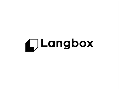 langbox ai app box call chat l language letter modern monogram software technology translation video