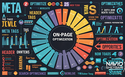 On-Page Optimization in SEO for Content Splash - 8k branding flat graphic design splash