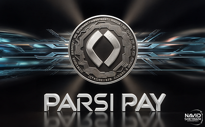 Parsi Pay - First Draft Blank coin - 3D - 8k 3d branding graphic design