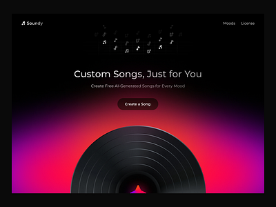 Soundy - The AI revolutionizing music creation! ai aidesign assistant creativetech digtalinspiration interactiondesign musicai musicapp sounddesign uiux voice ui