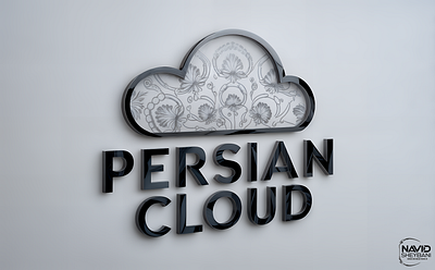 Persian Cloud 3D Design Logo Concept - 8k 3d branding graphic design logo motion graphics