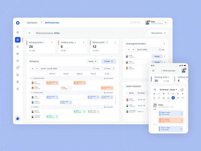 Shift scheduling software design UI animation branding employee planner employee software job planner job system shift shift planner shift scheduling shift scheduling system shift system ui system ui ui design ux ux design webdesign