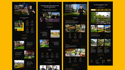 Landscaping Website UI UX Design Figma dark theme design housing website landscaping landscaping figma ui landscaping landing page landscaping ui design landscaping web design landscaping website lawn services website portfolio services website design ui ux desing web figma design