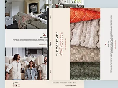 Luxury Fabric Company Website Design design ecommerce extiledesign fabriccompany figma design landing page luxurydesign ui ui design uxui webdesign website website design