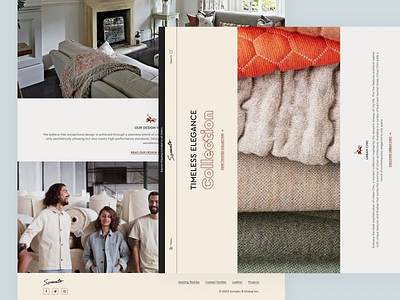 Luxury Fabric Company Website Design design ecommerce extiledesign fabriccompany figma design landing page luxurydesign ui ui design uxui webdesign website website design